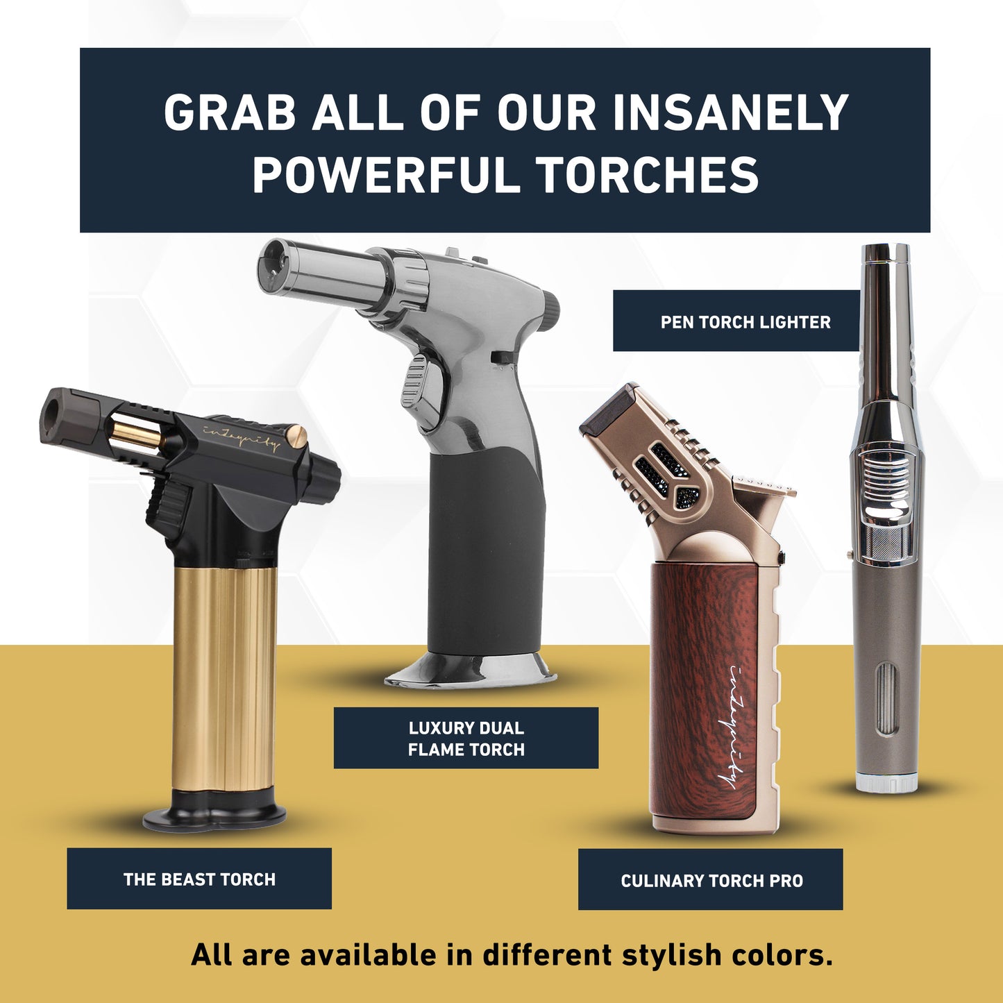 Luxury Dual Flame Butane Blow Torch