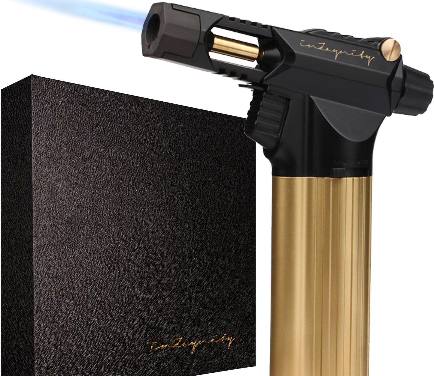 The Beast Torch (Silver on Blue)