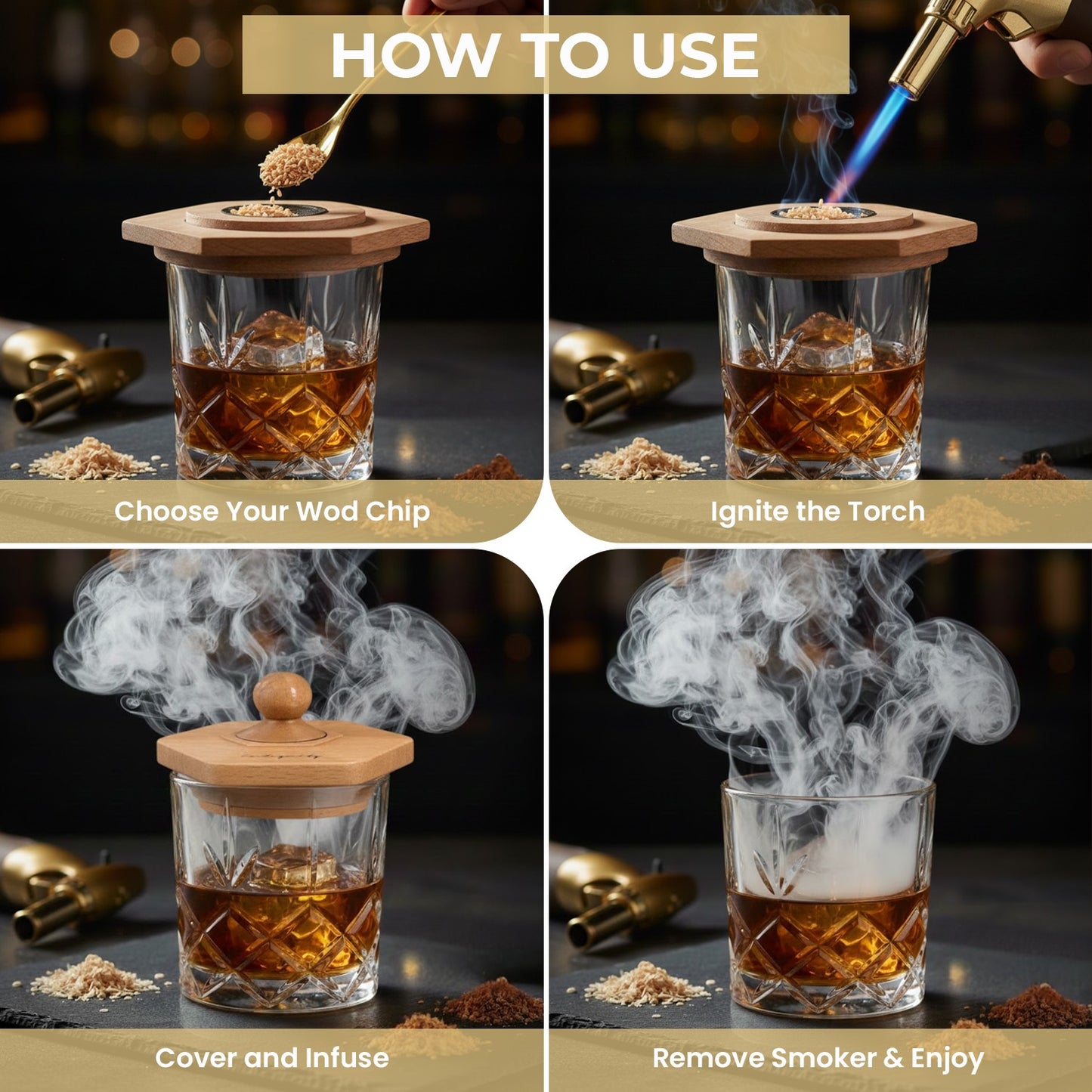 Luxury Cocktail Smoker Gift Set